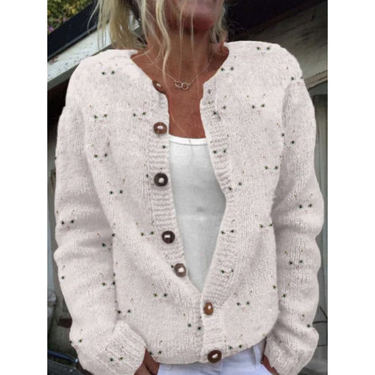 Womens 3D Digital Printed Cardigan Sweatshirt Jacket
