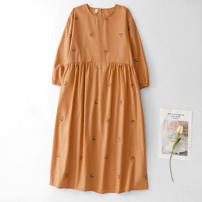 Womens 3D Print Round Neck Dress
