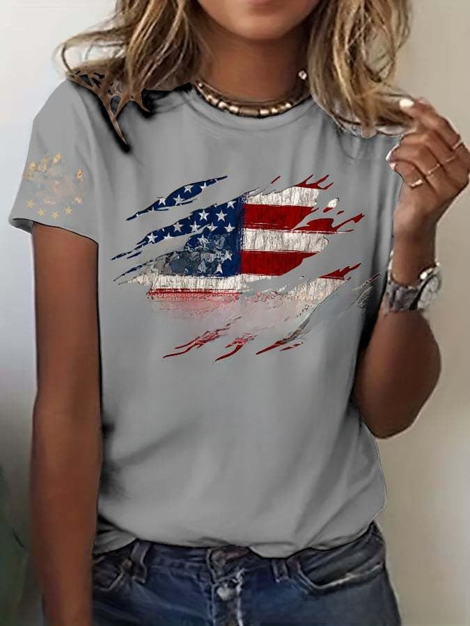 Womens 3D Printed Casual T-Shirt