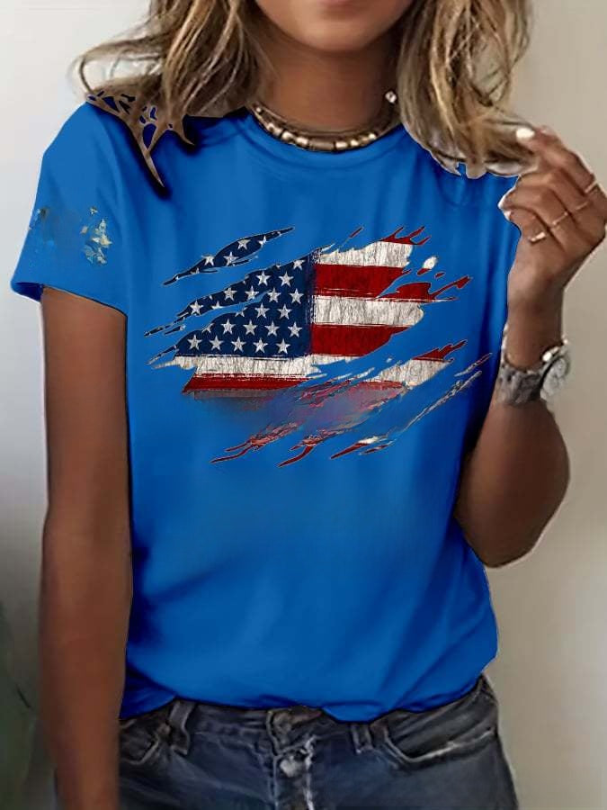 Womens 3D Printed Casual T-Shirt