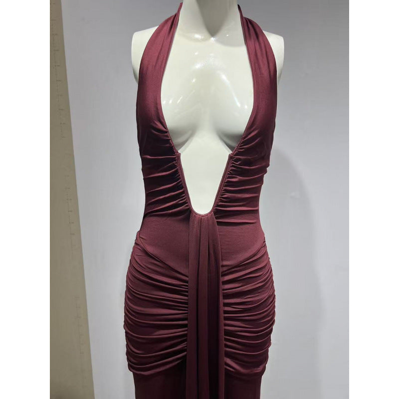 Womens Backless Bodycon Dress