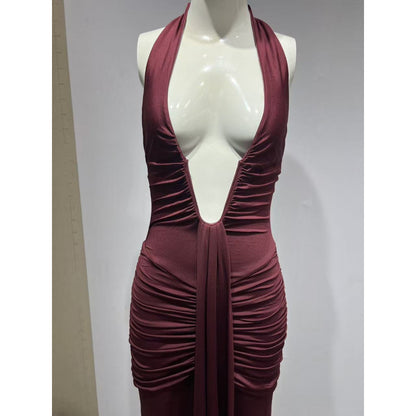 Womens Backless Bodycon Dress