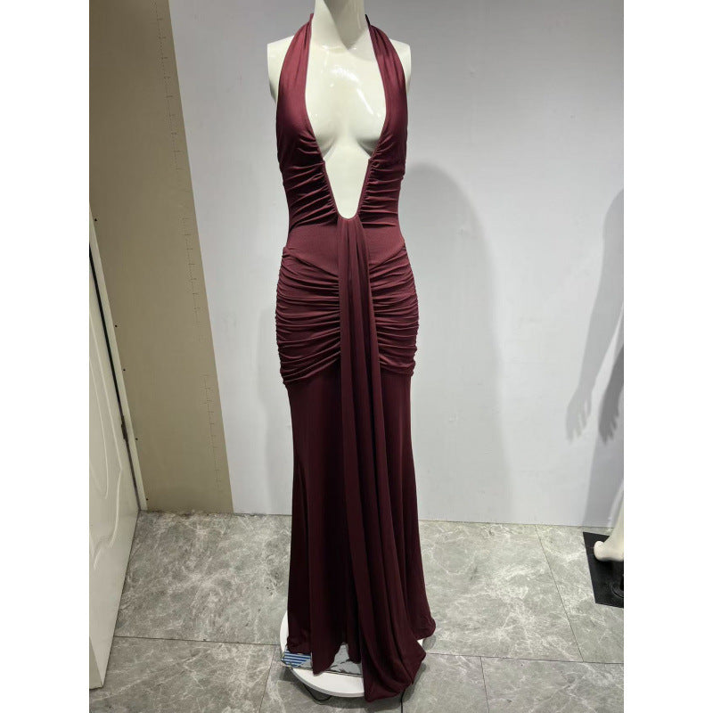 Womens Backless Bodycon Dress
