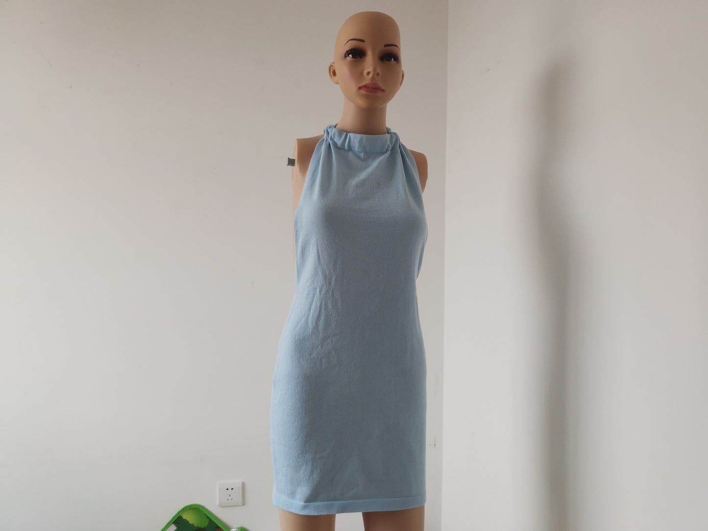 Womens Backless Bodycon Sweater Dress