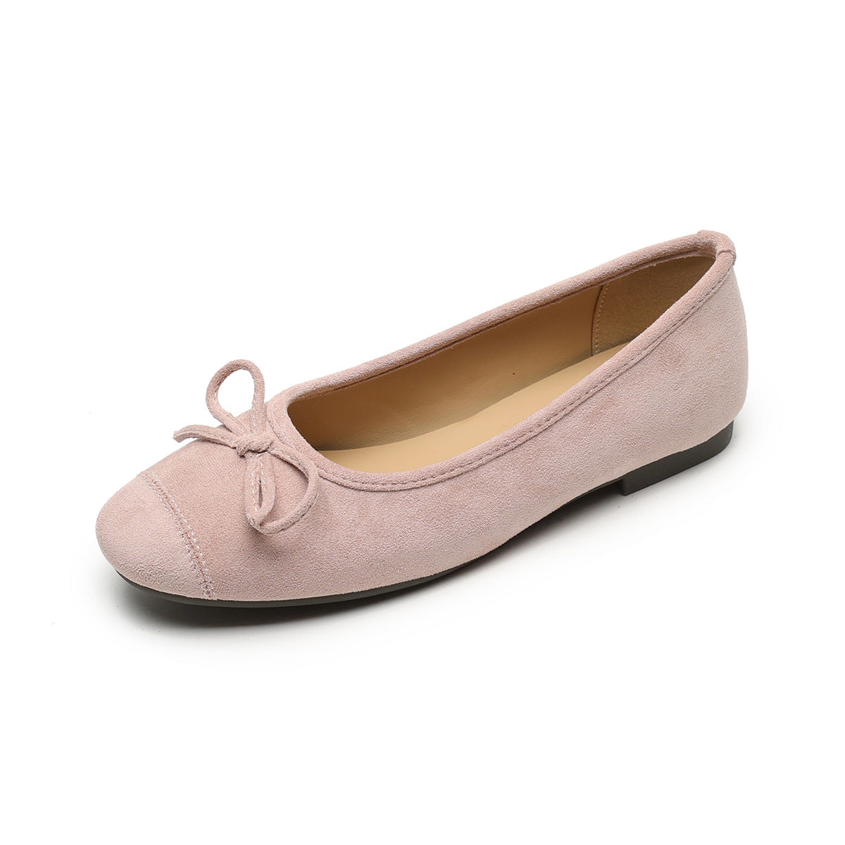 Womens Ballet Flat Shoes Bow Knot Design