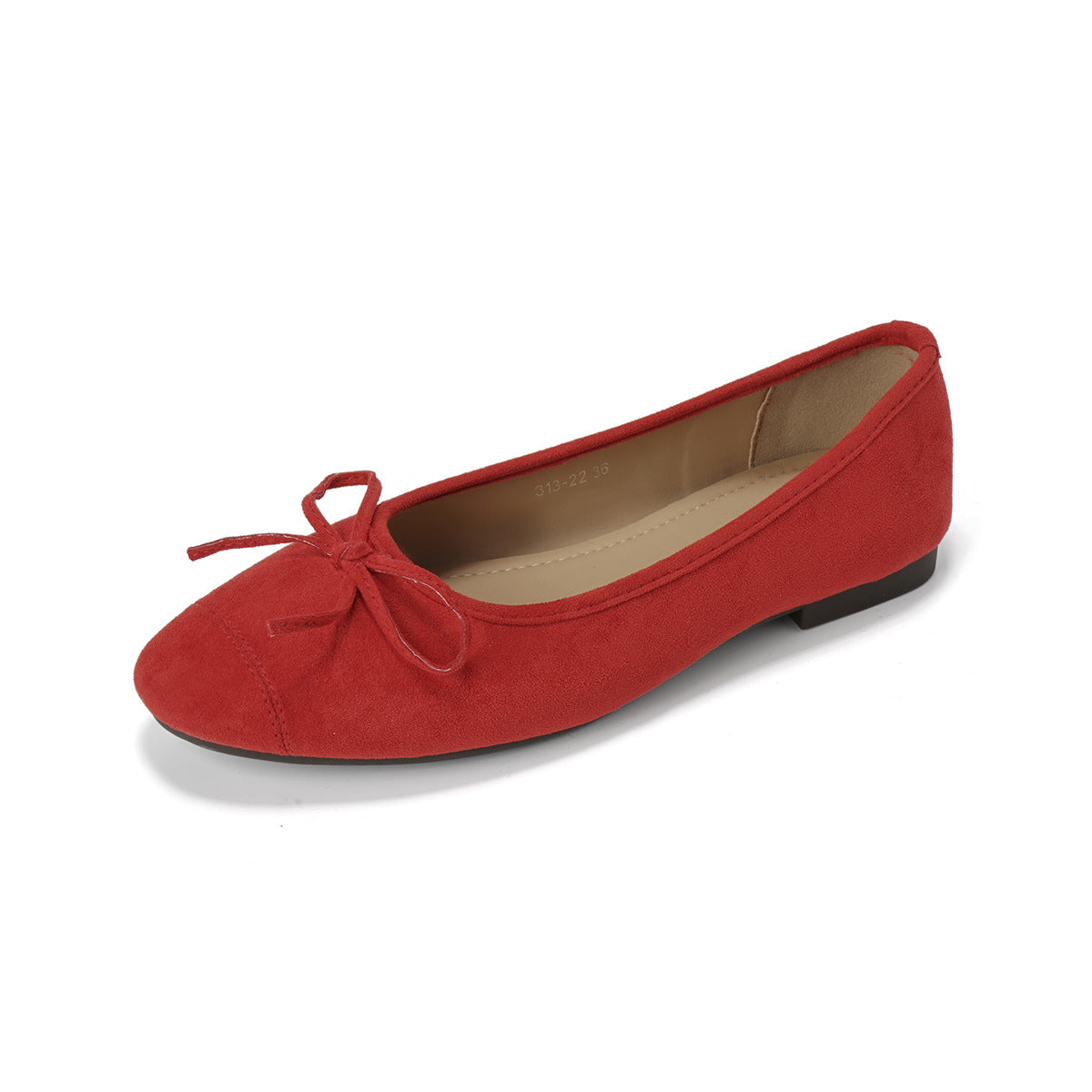 Womens Ballet Flat Shoes Bow Knot Design