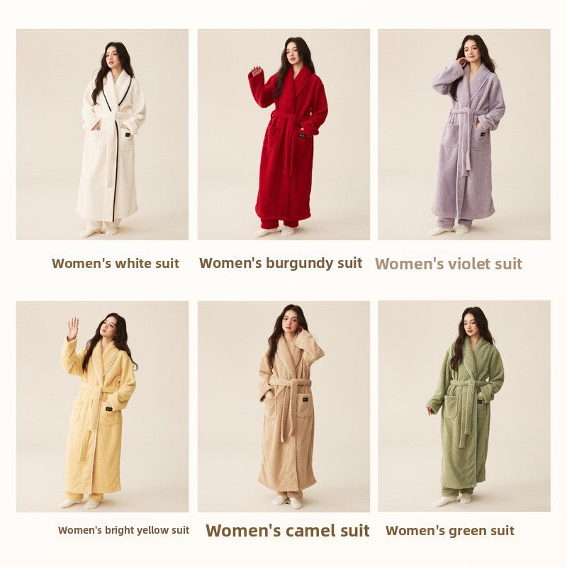 Womens Bathrobe Set
