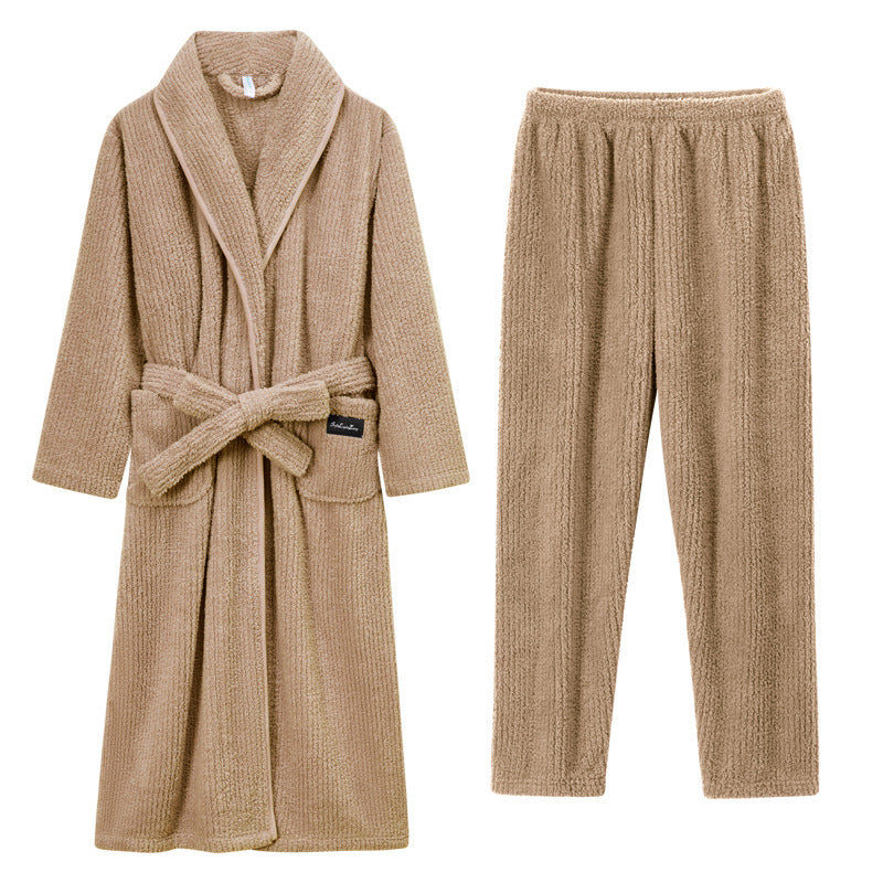 Womens Bathrobe Set