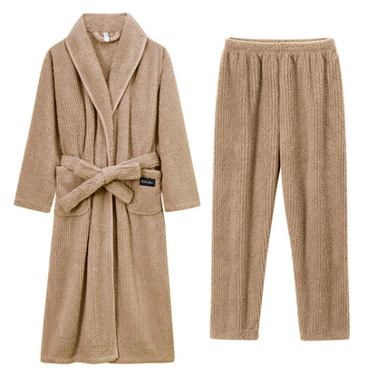 Womens Bathrobe Set