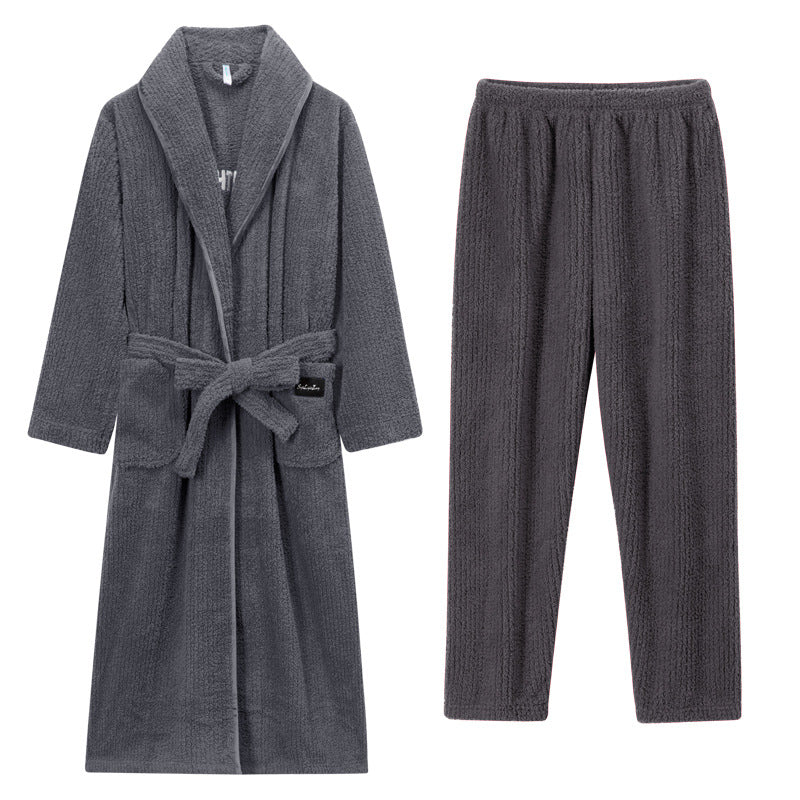 Womens Bathrobe Set