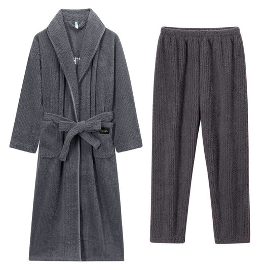 Womens Bathrobe Set