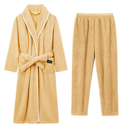 Womens Bathrobe Set