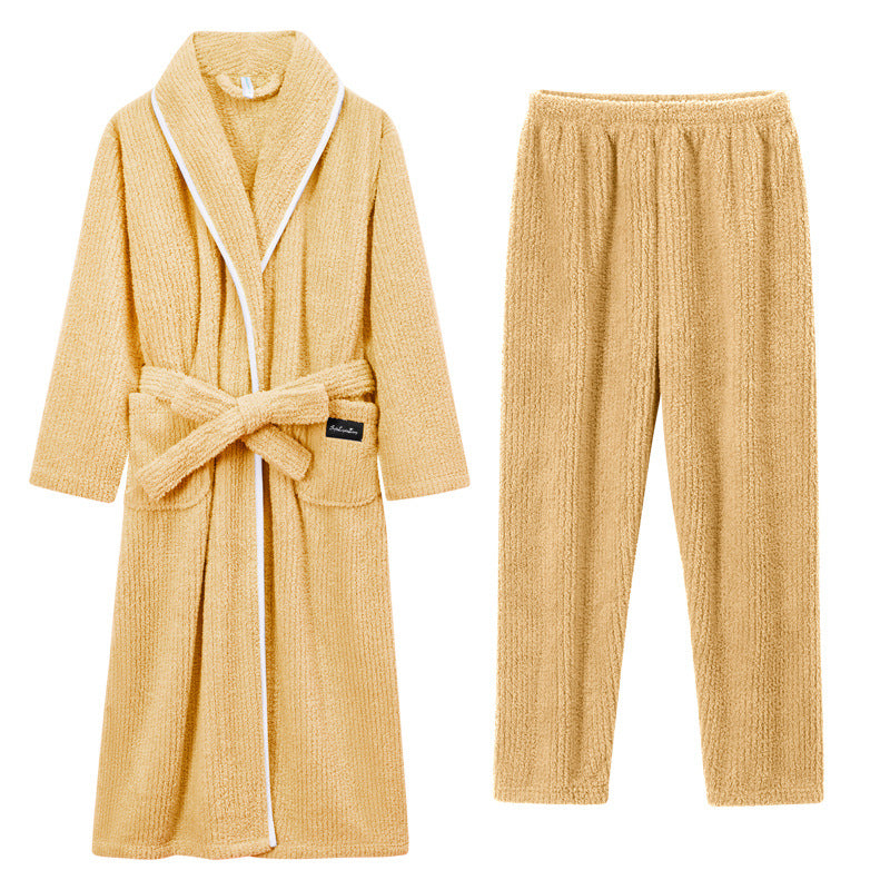 Womens Bathrobe Set