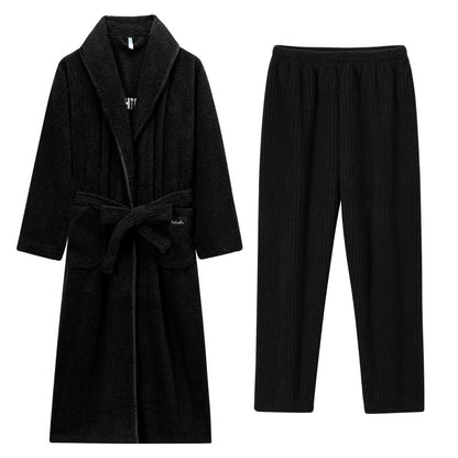 Womens Bathrobe Set