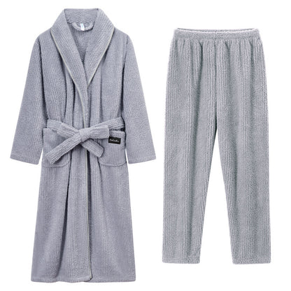 Womens Bathrobe Set