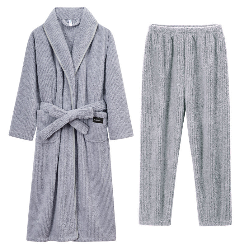 Womens Bathrobe Set