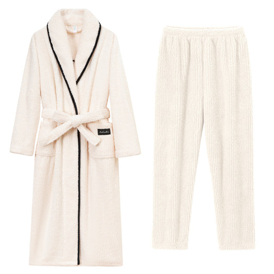 Womens Bathrobe Set