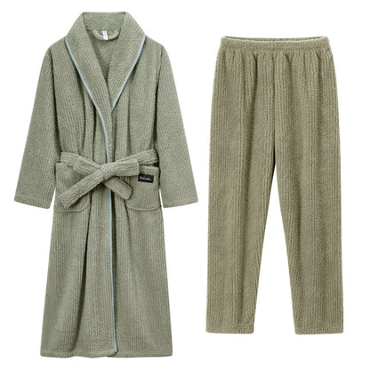 Womens Bathrobe Set