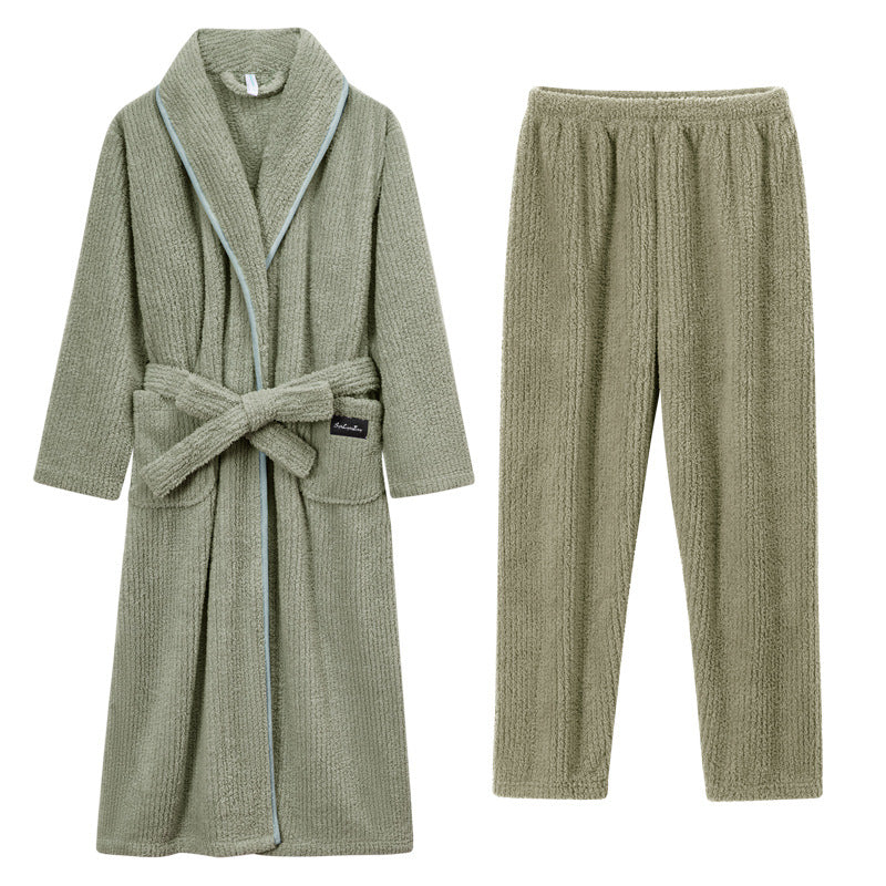 Womens Bathrobe Set
