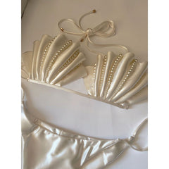 Pearl shell white high quality with chest pad
