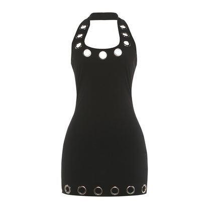 Womens Bodycon Halter Neck Dress
