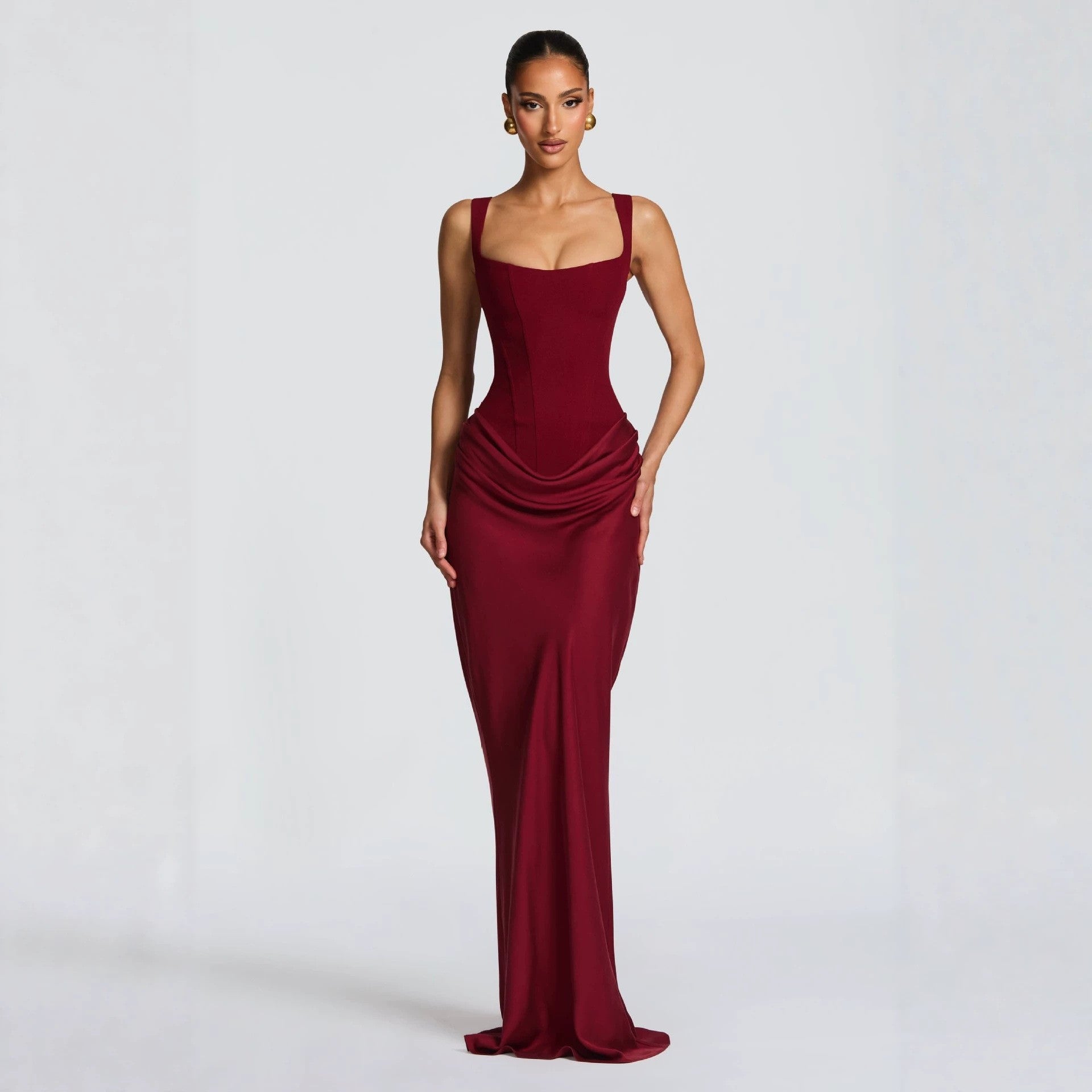 Womens Bodycon Spaghetti Strap Dress