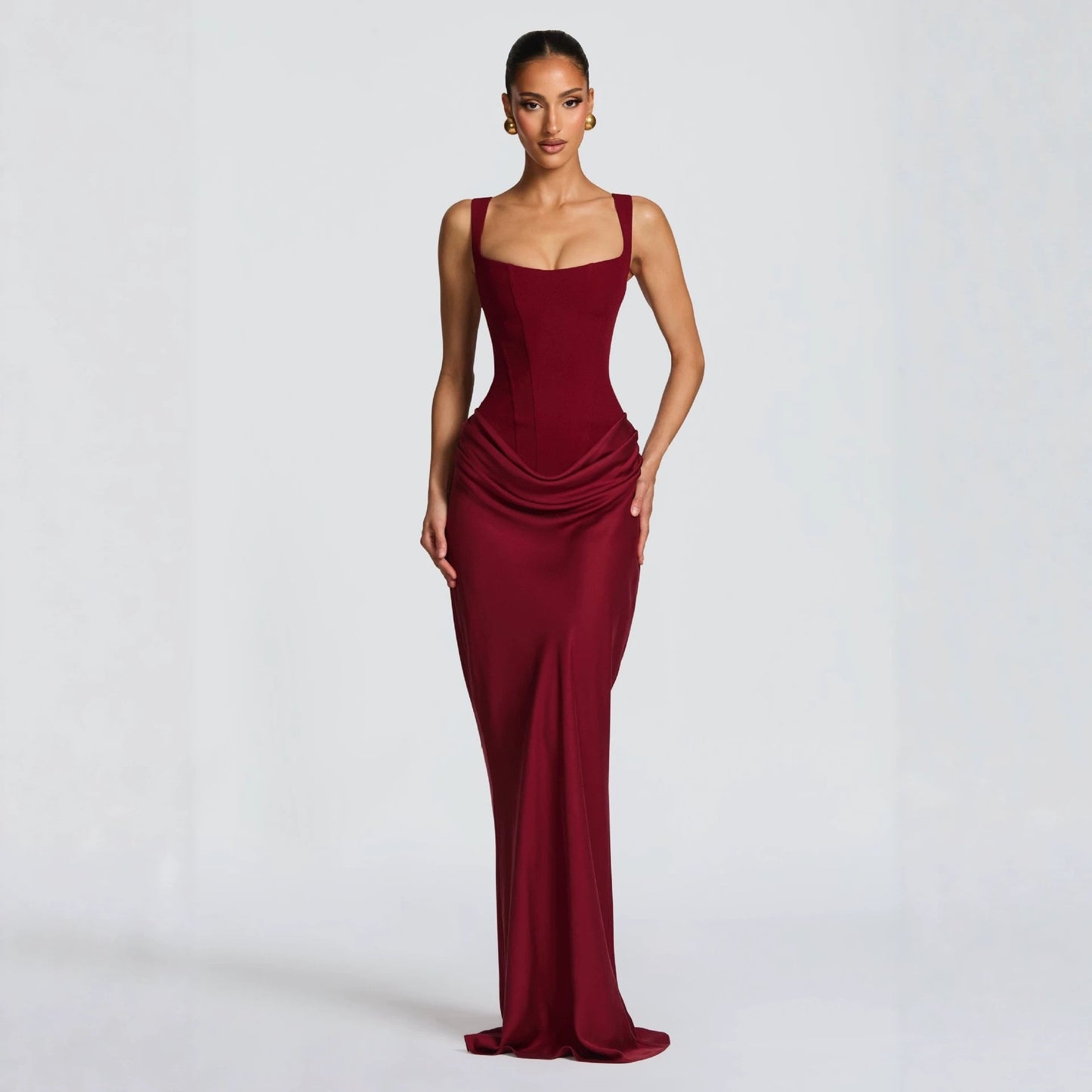 Womens Bodycon Spaghetti Strap Dress
