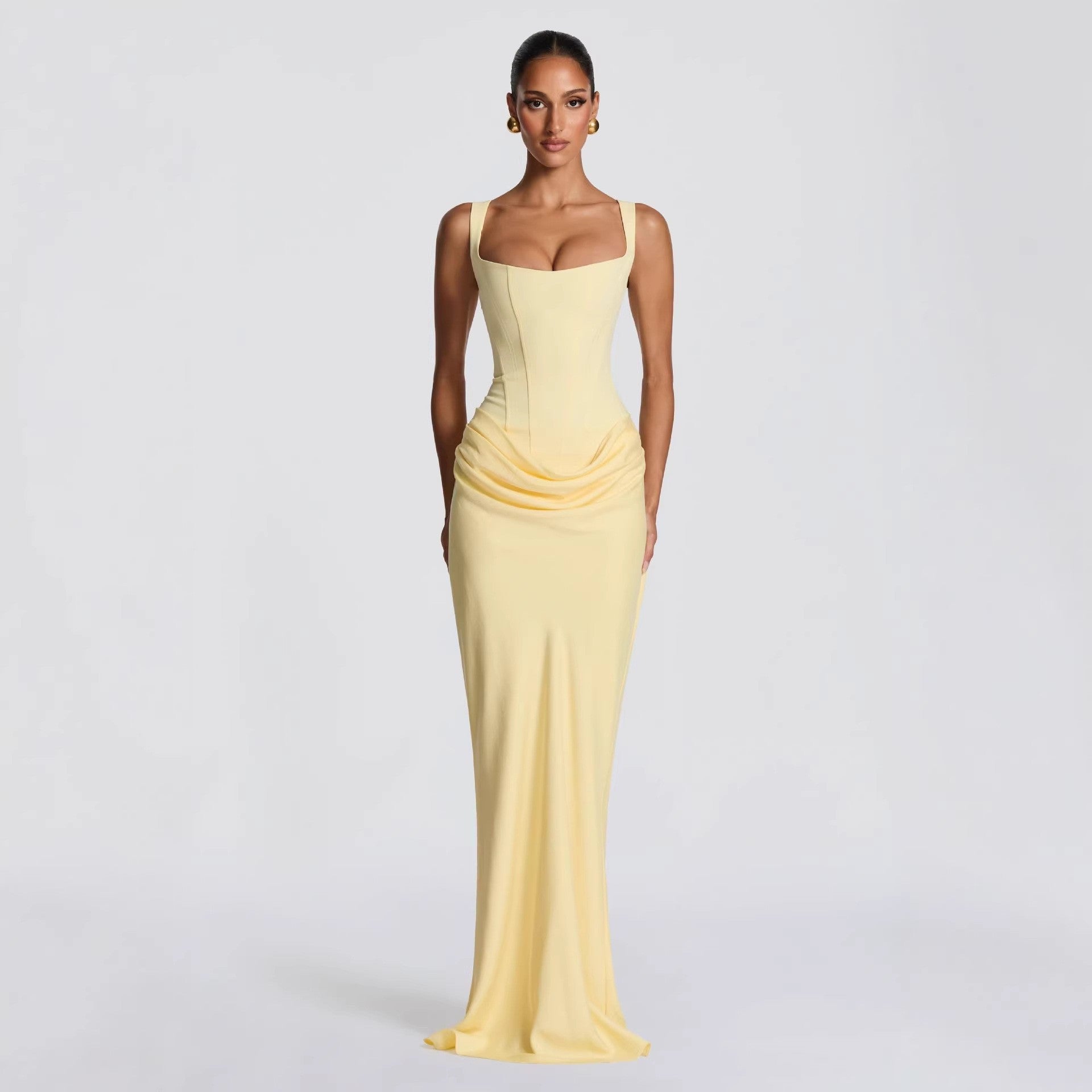 Womens Bodycon Spaghetti Strap Dress