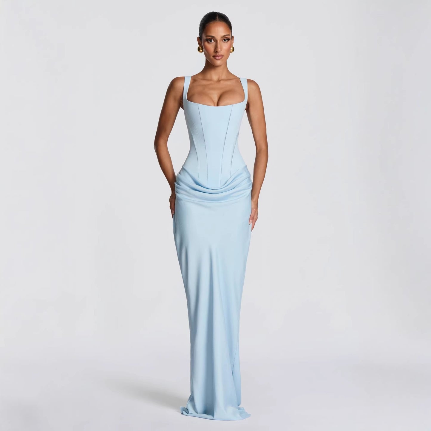 Womens Bodycon Spaghetti Strap Dress