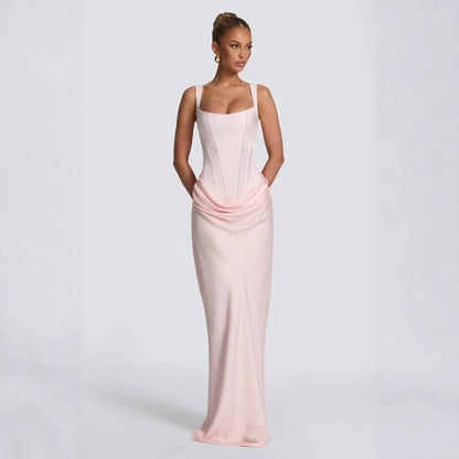 Womens Bodycon Spaghetti Strap Dress