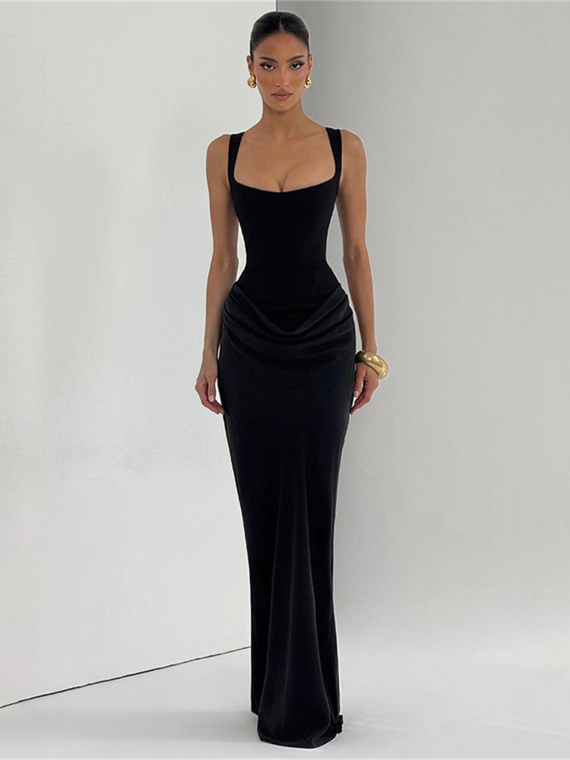 Womens Bodycon Spaghetti Strap Dress