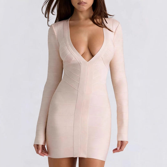 Womens Bodycon Wrap Dress