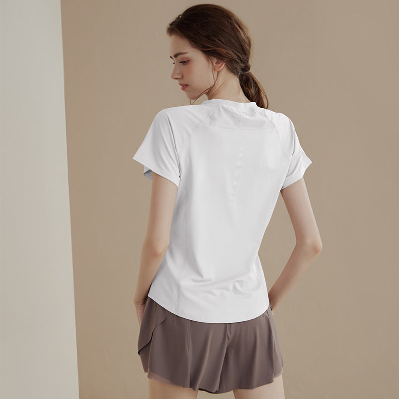 Womens Breathable Fitness Yoga Top