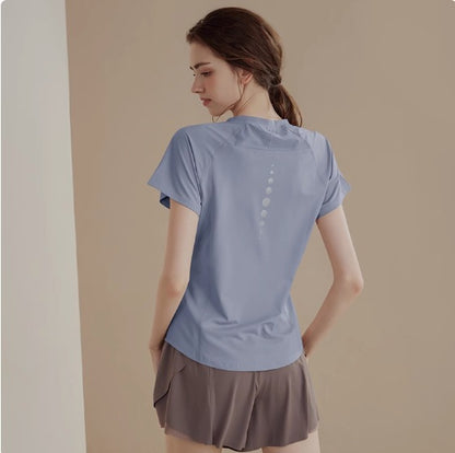 Womens Breathable Fitness Yoga Top