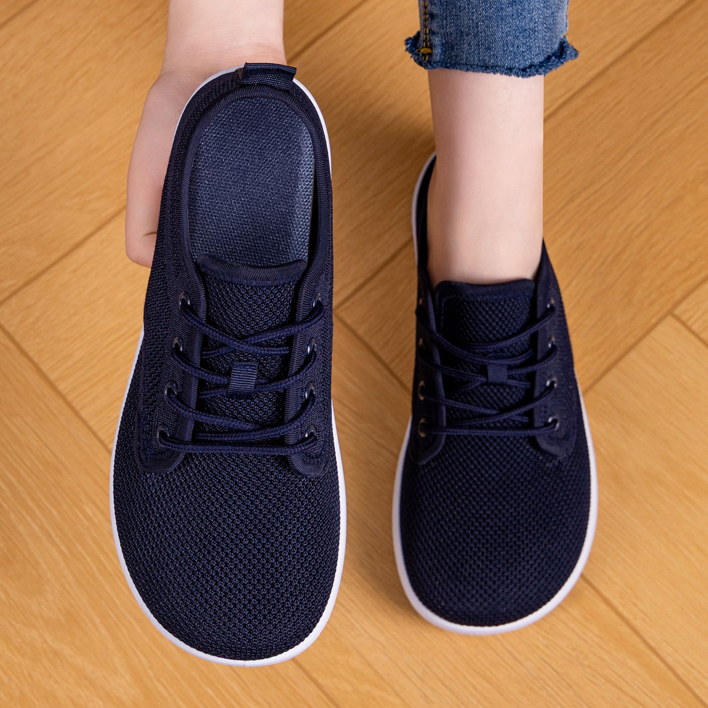 Womens Breathable Flat Sole Casual Shoes