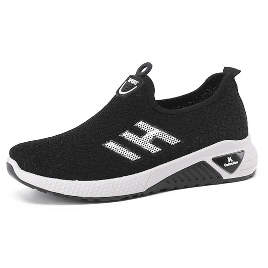 Womens Breathable Flyknit Casual Sports Shoes