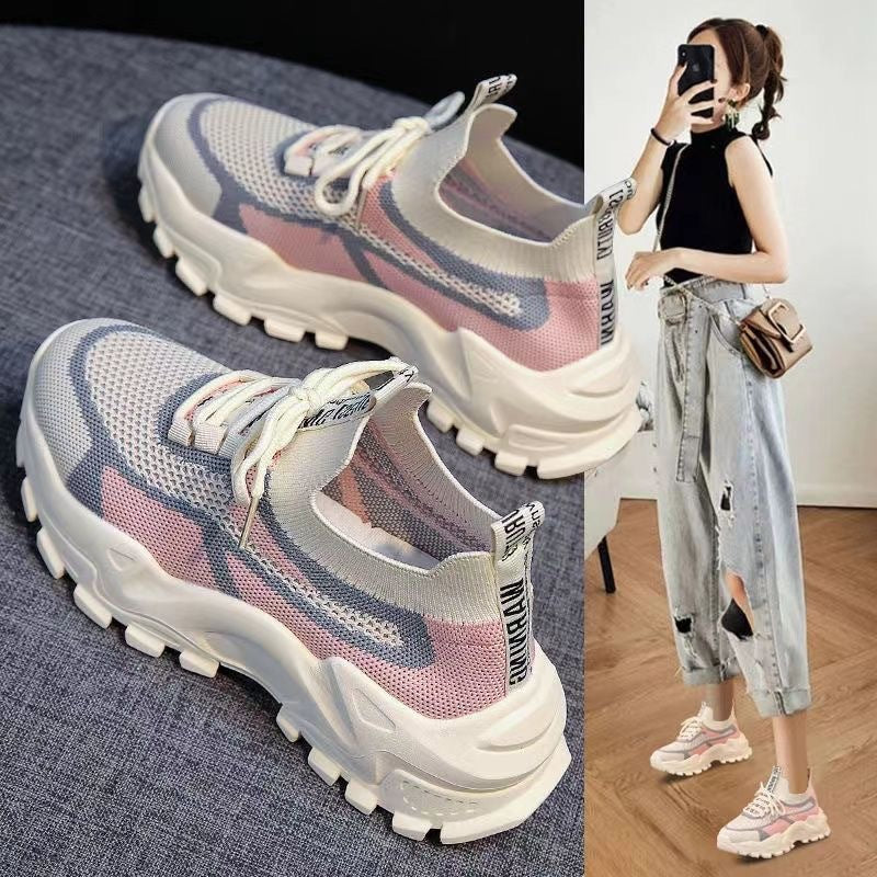 Womens Breathable Mesh Casual Sneakers