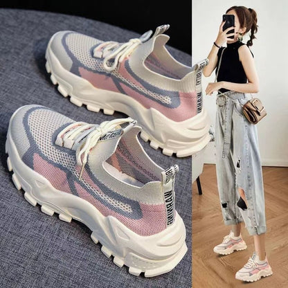 Womens Breathable Mesh Casual Sneakers