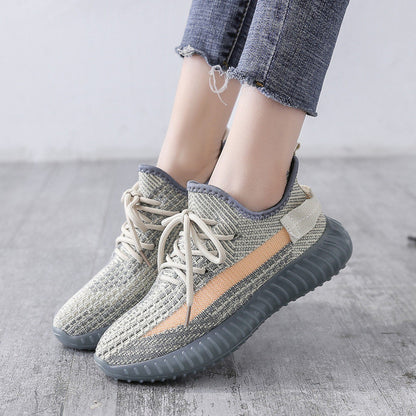 Womens Breathable Mesh Platform Sneakers