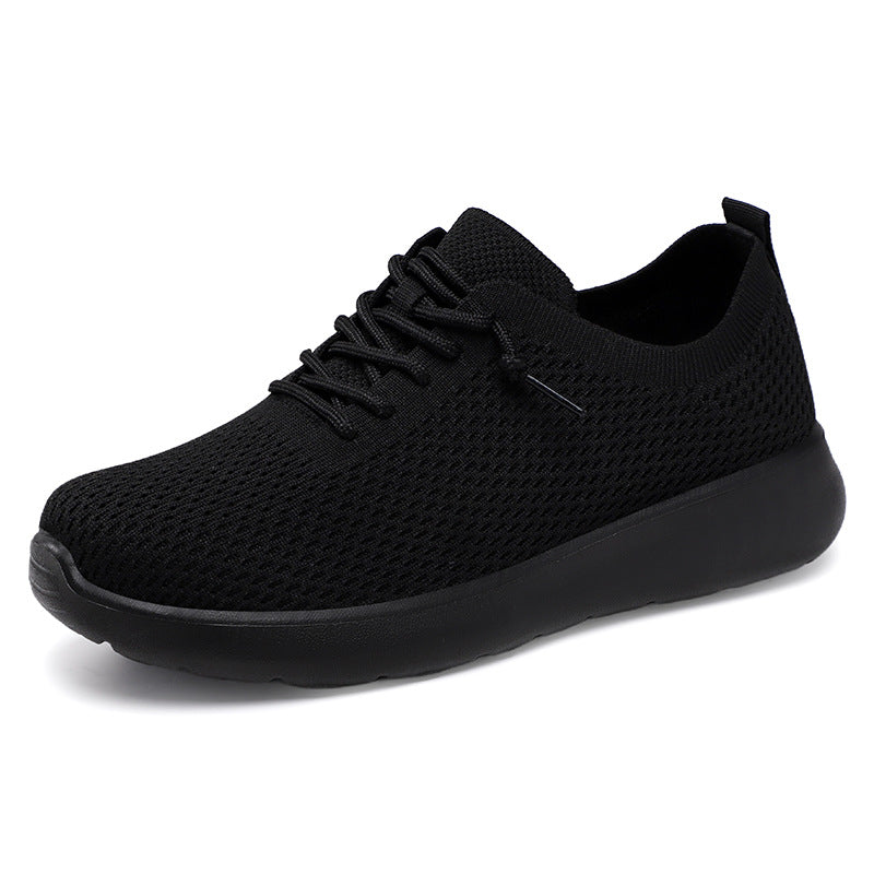 Womens Breathable Mesh Slip-On Flat Shoes