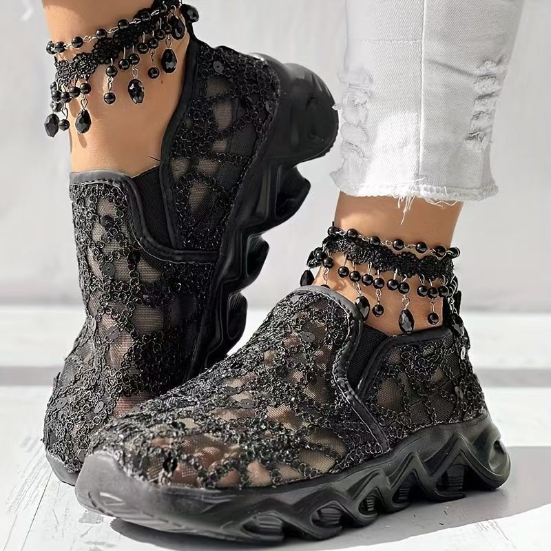 Womens Breathable Mesh SlipOn Casual Shoes