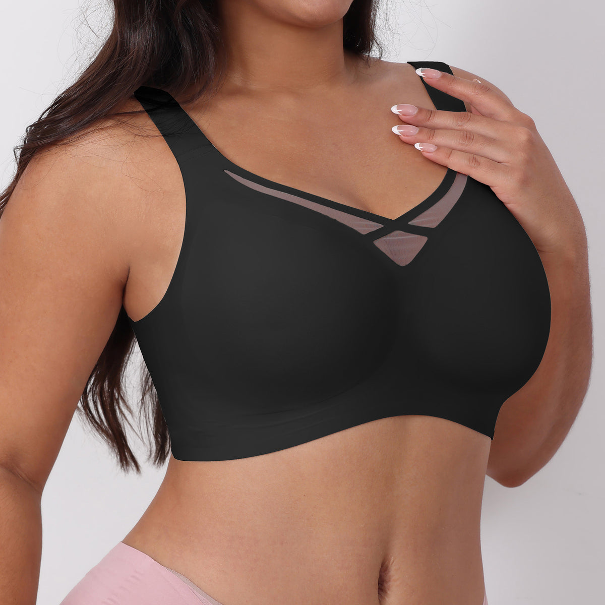 Womens Breathable Mesh Support Bra
