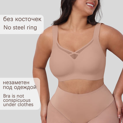 Womens Breathable Mesh Support Bra