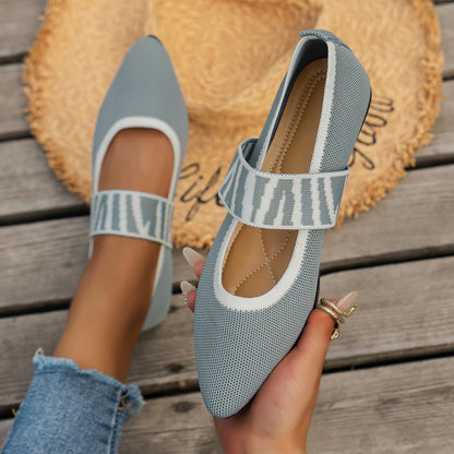 Womens Breathable Slip-On Loafers