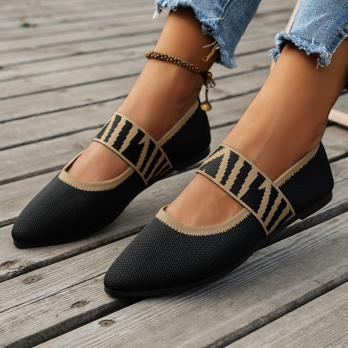 Womens Breathable Slip-On Loafers