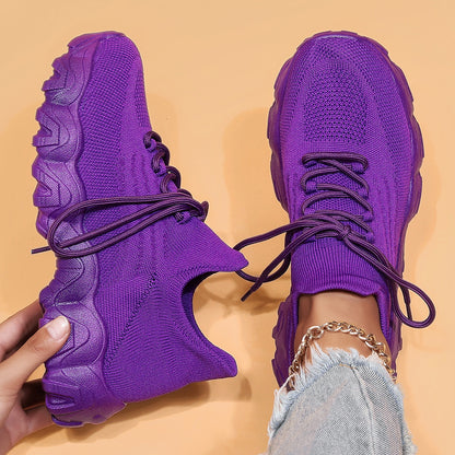 Womens Breathable Slip On Sports Shoes