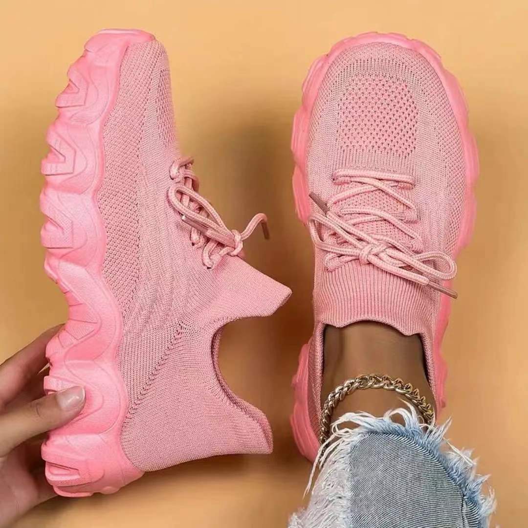 Womens Breathable Slip On Sports Shoes