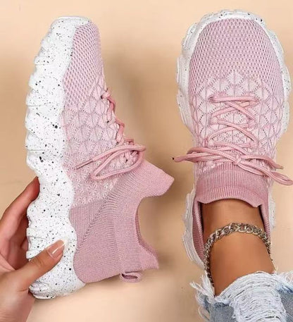 Womens Breathable Slip On Sports Shoes