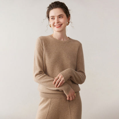 Womens Cashmere Blend Hooded Sweater
