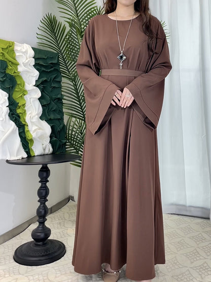 Womens Casual Belted Dress